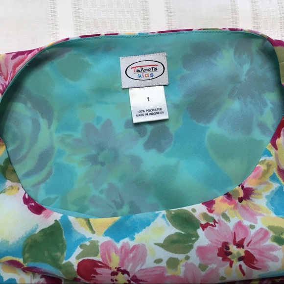 Talbots, Floral Dress, sz 1 - Picture 5 of 7
